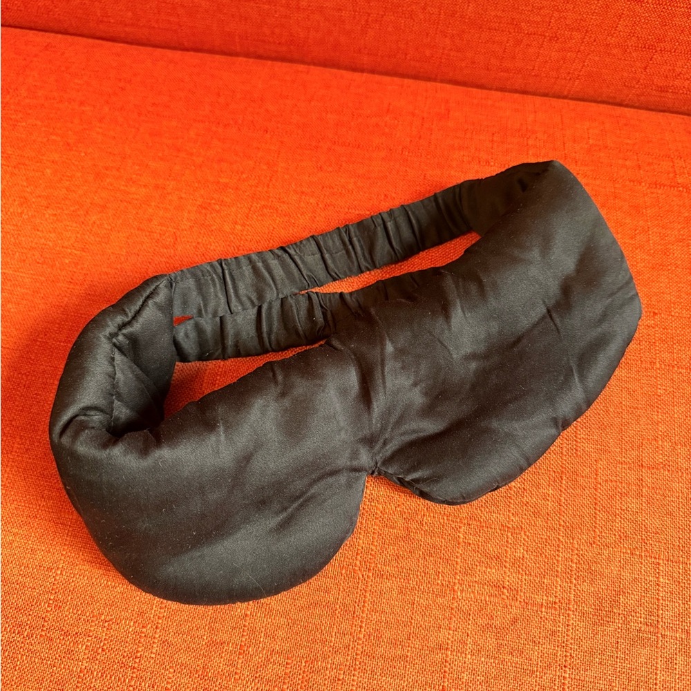 Lunya Black Silk Sleep Mask